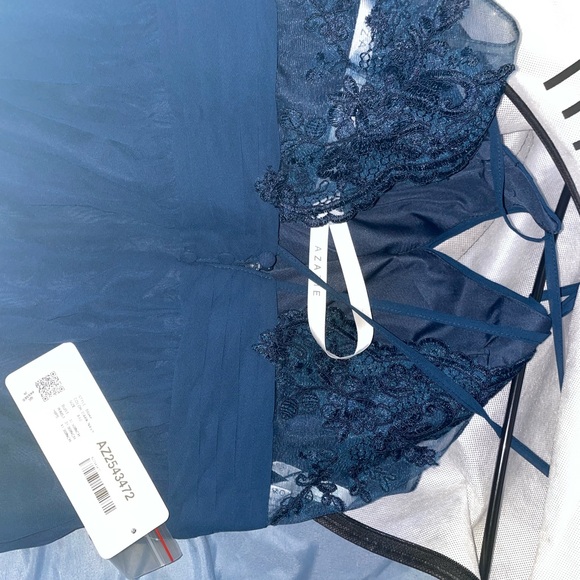 AZAZIE Blake Bridemaid Dress Dark Navy A10 - Picture 9 of 9